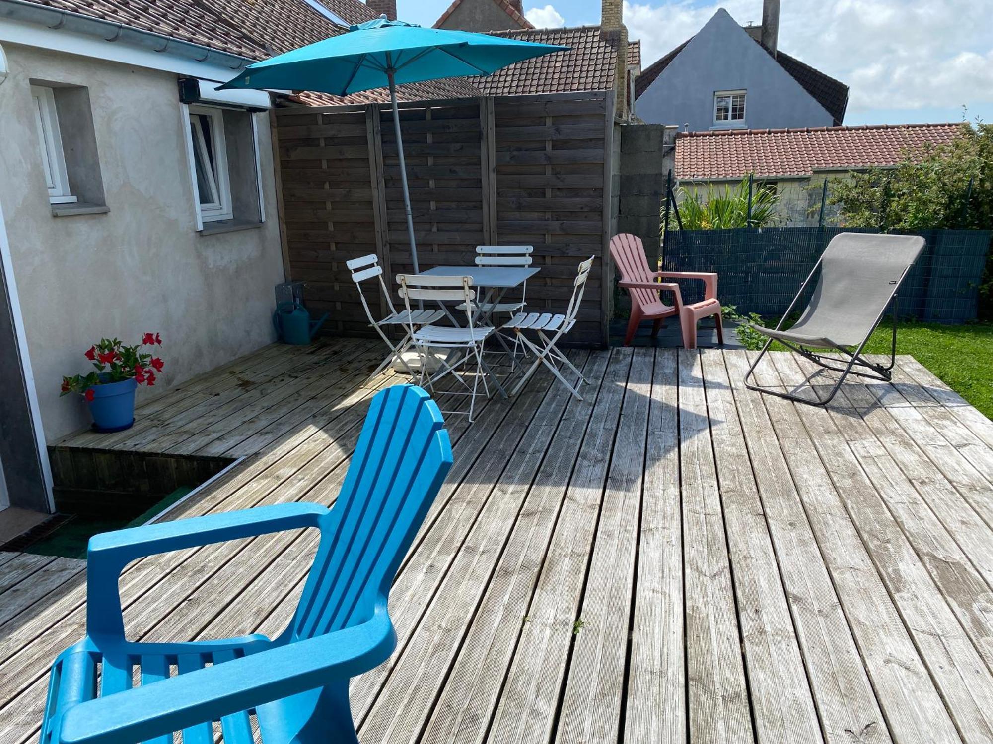 Maison De Village Avec Jardin 15Mn Des Plages, Wifi, 2 Chambres, Jardin Hesdin-lʼAbbé Zewnętrze zdjęcie